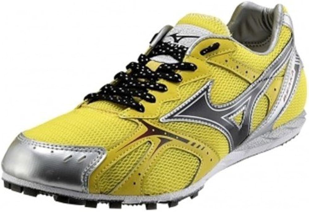 Mizuno Osaka Middle Distance Running Spikes, Size UK11 Yellow Amazon