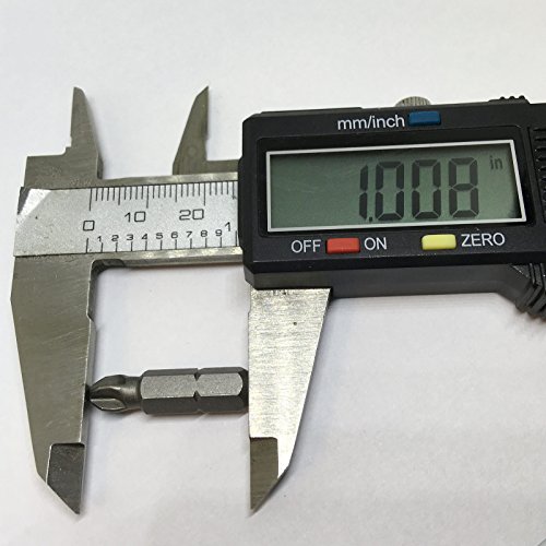 PRECISE FIT 1/4 Hex 1 inch Short (Size 4) Fastener Drive Insert Bits That Fit TORQ SET Screws HI TORQUE Impact Power Tool Accessory Aviation Aerospace Airplane Maintenance Small Screwdriver Torq Bit