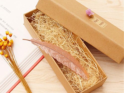 Bookmark, Metal Feather Plumage (Rose Golden)