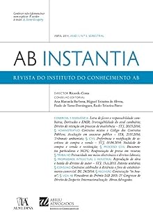 Livro Revista do Instituto do Conhecimento AB Instantia - Abril 2014, Ano II, n.º 3, Semestral