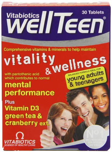 Vitaboitics WellTeen Vitality and Wellness 30 Tablets [Health and Beauty]