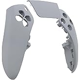 eXtremeRate Left Right Front Top Shell with Touchpad Compatible with ps5 Edge Controller, New Hope Gray DIY Replacement Faceplate Shell Custom Touch Pad Cover Compatible with ps5 Edge Controller