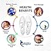 Carespot Acupressure Magnetic Massage Insoles for Men/Women, Foot Massager Shoe-pad Foot Therapy Reflexology Pain Relief Shoe Inserts | Memory Foam Insole - Unisex (White)
