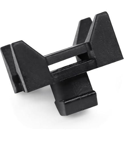 100 Stück Nylon Kabelbinder-Montageblöcke Für 80/20 Alu-Profile - Kabelhalter Für Serien 10 & 25, Schwarz