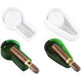 Cotsdan 2Pcs Cigar Ashtray Molds for Resin Casting Travel Outdoor Ash Tray Jewelry Making Tool Silicone Mold Cigar Holder Ashtrays for Cigarettes Handmade DIY Ashtrays Resin Art Home Decoration
