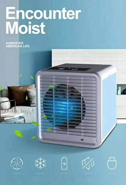 FSfs_H Mini Ventilador de Aire Acondicionado, Mini Ventilador de ...