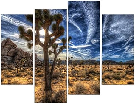 Very artistic Giclee Artwork Joshua Trees On Desert Grass Wall Art Painting The Picture Print On Canvas Landscape Pictures For Home Decor Decoration