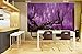 Photo Wallpaper – Wisteria – Picture Decoration Purple Chinese Tree Mystic Forest Fairy Tale Avenue Nature Garden Landscape Image Decor Wall Mural (82.7x55.1in - 210x140cm)