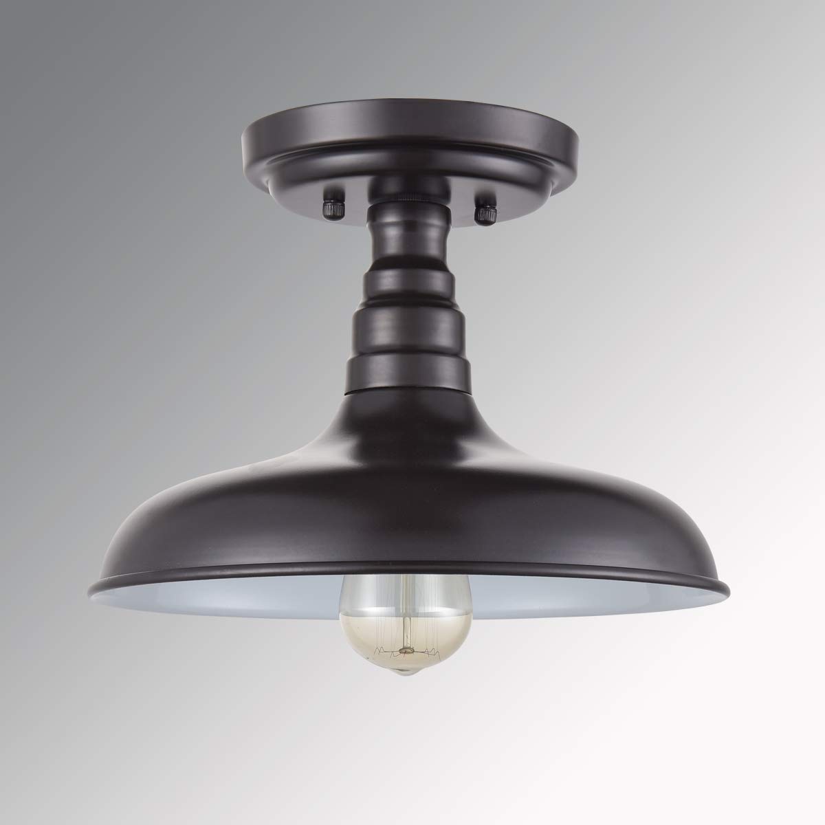Danxu Industrial Oil Rubbed Bronze Semi Flush Mount Ceiling Light