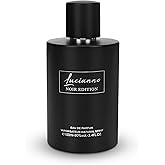 Lucianno Noir Edition EDP Perfume for Men 100mL - Long-Lasting Perfume, Woody Spicy Fragrance with Bergamot, Basil, Amber & Tobacco Notes, Bold, Masculine & Luxurious Scent