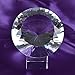 LONGWIN Huge 150mm (5.9 in.) Crystal Polyhedron Diamond Paperweight Wedding Home Decoration Christmas Centerpieces(Clear)