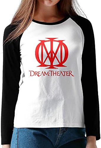 Dream Theater Flag Women Casual Long Sleeve Baseball Tee