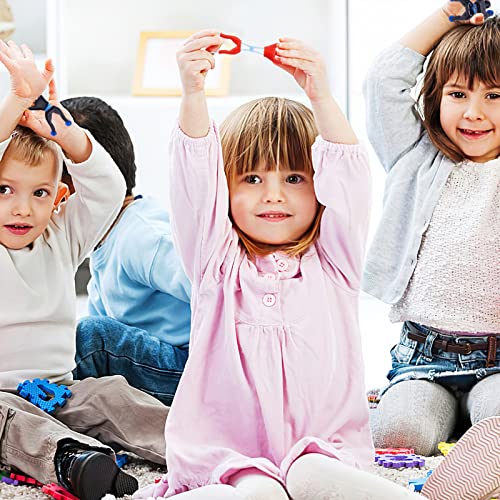 Shindel 42PCS Ninja Toys, Sticky Men Wall Climbing Ninjas with DIY Stickers Stretchy Climbers Window Crawlers for Party Favor Tricky Novelty Toys for Kids