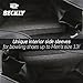 Beckly Super Bowling Tote -Bowling Bag- Fits Your Bowling Ball and Bowling Shoes- Single Bowling Ball Tote- Front Zippered Pocket and Inside Shoe Sleeves-Carry and Shoulder Straps, Black/Red