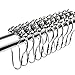 LIHAO 12 Piece Set Rustproof Stainless Steel Shower Curtain Rings Hooks for Bathroom Shower Rod