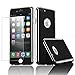iPhone 7 Plus Case,ATOOZ Ultra Slim 360 Degree All-around Full Body Coverage Jet Black Lightweight Shockproof Hard Case Cover for iPhone 7 Plus 5.5