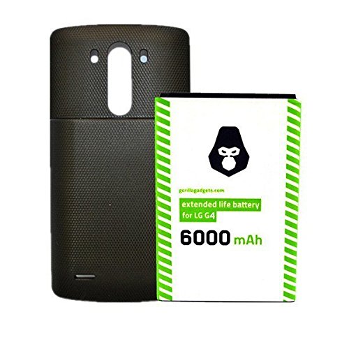 LG G4 Extended Life Battery [6000mAh] 2X Extended Life Battery Capacity of a Standard Replacement G4 Battery