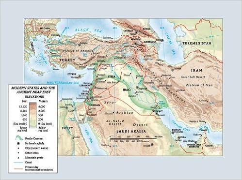 Ancient Near East Map Modern States And The Ancient Near East Map: Amazon.co.uk: 9780805439625:  Books