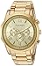 Akribos AK940 Multifunction Men's Watch - Includes day, date, and GMT 3 Subdials Designer Men’s Watch – Stainless Steel Bracelet Wristwatch - Father's Day Gift (AK940 Yellow Gold)