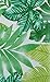 Sunlight Shining Through Tropical Forest Leaves Vinyl Flannel Back Tablecloth (60