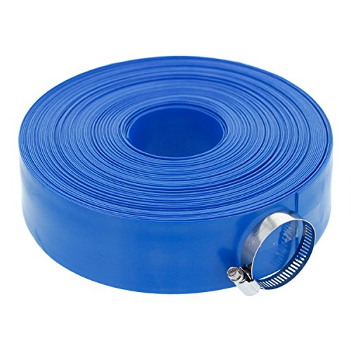U.S. Pool Supply 11/2" x 100' Heavy Duty Blue PVC Swimming Pool