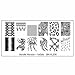 Maniology 5pc Blogger Collaboration Nail Art Polish Stamping Plates - Set 2