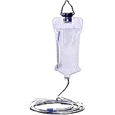 Reusable Home Enema Kit , 1200ML Enama Bag Kit for Colon Cleaning,Douche Bag Colon Douche Cleaner Body Detox Cleaning Kit-Including 1.8M Silicone Hose and 10 Soft Replacement Enema Tips
