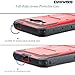 COVRWARE Aegis Series Compatible with Galaxy J3 (2016)/ J3 V/Sky/Sol/ j36/ j36V/Amp Prime/Express Prime Full-Body Holster Armor Case with Built-in Screen Protector, Belt-Clip, Kickstand, Red
