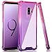 BAISRKE for S9 Plus Case, Shock Absorption Flexible TPU Soft Edge Bumper Anti-Scratch Rigid Slim Protective Cases Hard Plastic Back Cover for S9+ Plus - Pink Purple Gradient