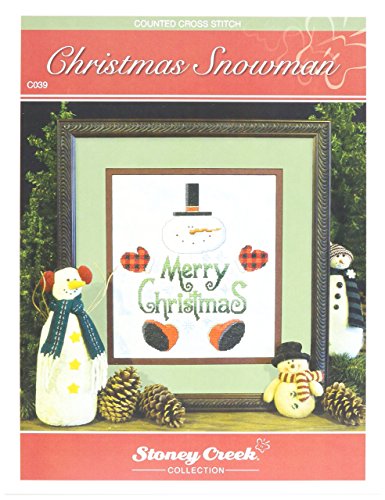 Stoney Creek SCC-C039 Cross Stitch Chart Pack, Christmas Snowman