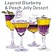 Jeannie Prebiotics 100% No Animal Content Gelatin-free Dessert [High Fiber & Vitamin C], Blueberry, 3.6oz Boxes (Pack of 12)