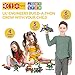 ETI Toys, STEM Learning, 104 Piece Lil Engineers Build-A-Thon. Build Train, Motor Bike, Rocket, Endless Designs. Safe, Creative Skills Development. Toy for 4, 5, 6 Year Old Boys and Girls