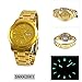 Seiko Men's SNKK20K1S Stainless-Steel Analog with Gold Dial Watch