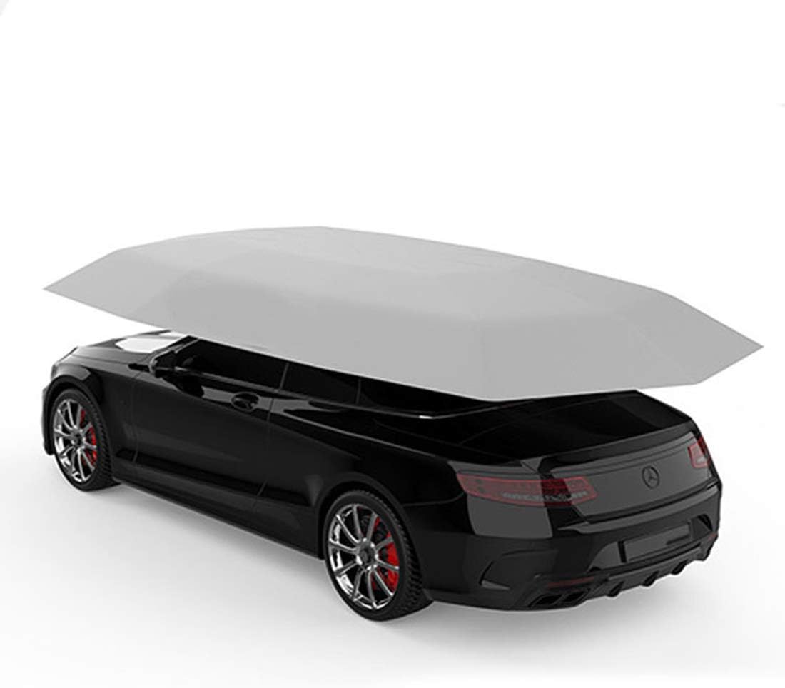 thumbnail image 2 of Mynew Portable Fully Automatic Car Umbrella Tent – Anti-UV Sun Roof Cover, 4.2M, Navy Blue 2 of 4