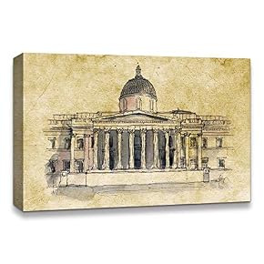 Freehand Sketching of Scenery Pictures Home Wall for...