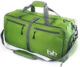 BB Bags&Backpacks - Medium Gym Duffle Bag with Pockets - Sports Gear Bag for Men and Women (Dark Green)