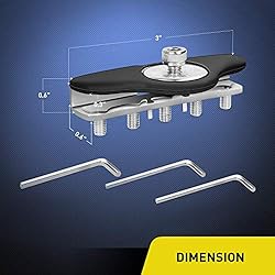 Nilight 90025B Led Light Bar Mounting Brackets 2pcs