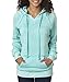 Weatherproof W1162 55% Cotton 45% Polyester Women's Courtney Burnout Hooded Pullover Bend Fleece XX-Large Ocean
