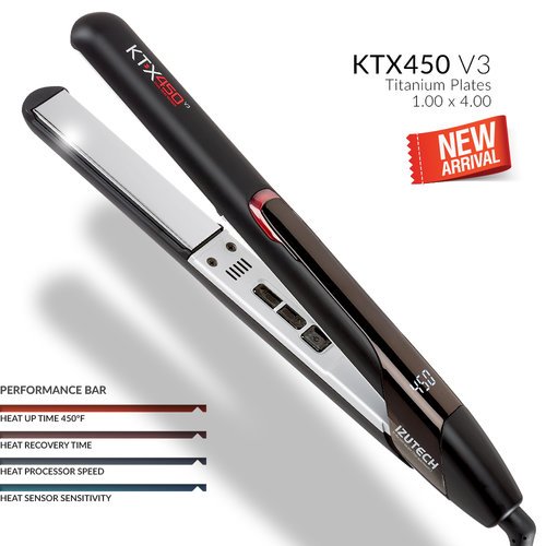 Izutech KTX450 V3 Titanium Flat Iron, 1