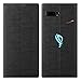 ASUS ROG Phone 2 Case, Foluu ASUS ROG Phone 2 Wallet Case Canvas Flip/Folio Soft TPU Cover Bumper Kickstand Ultra Slim Strong Magnetic Closure Cover for ASUS ROG Phone 2 (Black)