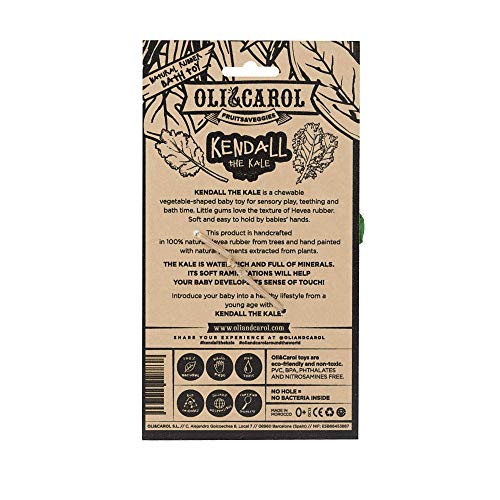kendall the kale baby teething toy