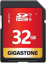 Gigastone 32GB SD Card UHS-I U1 Class 10 SDHC Memory Card view 1