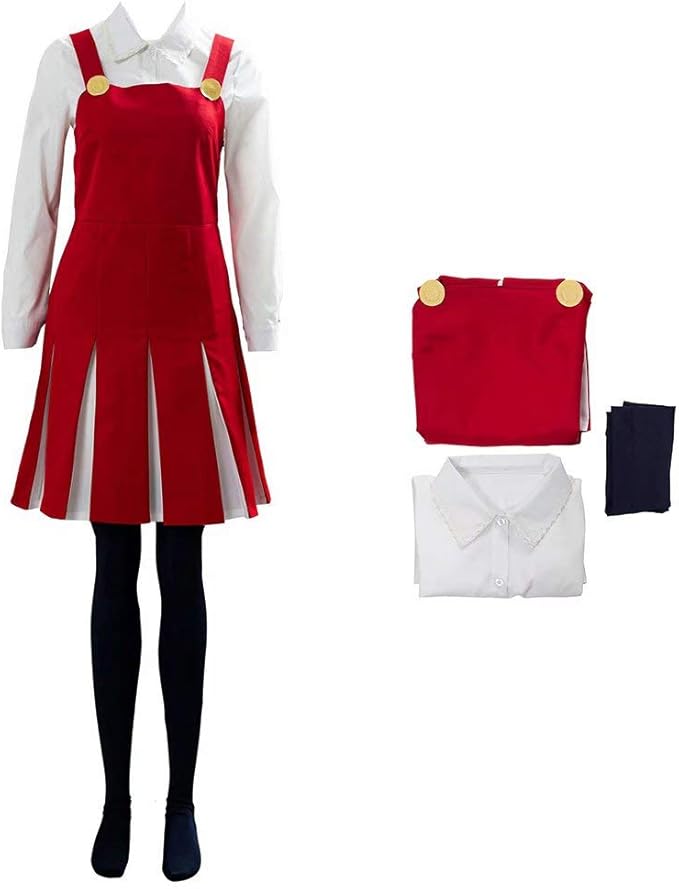 Eri Cosplay Costume Anime My Hero Academia Eri Cosplay Red Uniform