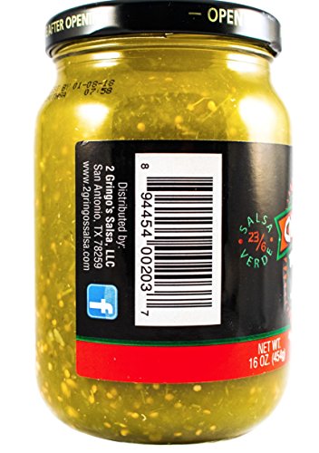 2 Gringos Chupacabra Salsa (Tomatillo) - Thumbnail 2