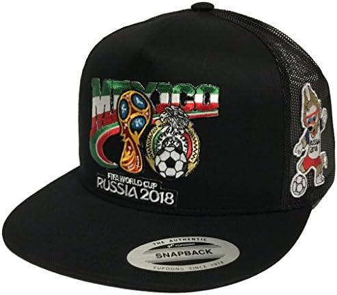 RUSSIA 2018 Mexico FIFA World Cup Hat 2 Logos Mesh