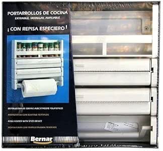 bernar Portarrollos Cocina plástico ABS Blanco 100 X 300 X 380 Mm