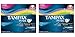 Tampax Pearl Plastic Tampons, Triple Pack, Light/Regular/Super Absorbency, Unscented, 50 Count (Pack of 2)