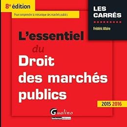 L' essentiel du droit des marchés publics