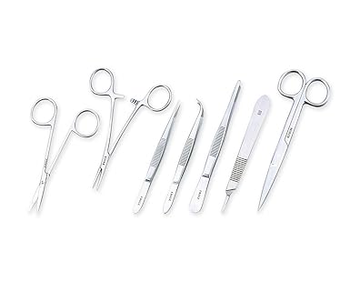 Amazon 日本フリッツメディコ 小動物解剖セット 小 7本セット 1 78 02 培養 バイオ用品 産業 研究開発用品 通販