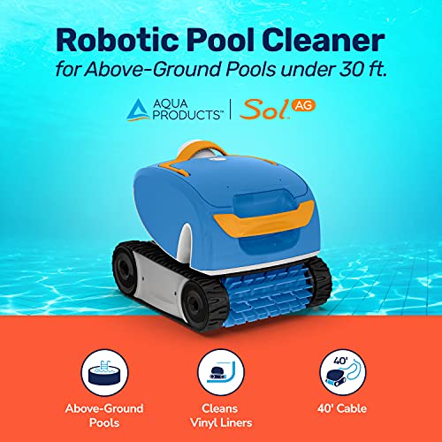 Aqua Products SOLAG Sol AG Robotic Pool Cleaner, Automatic Vacuum for
